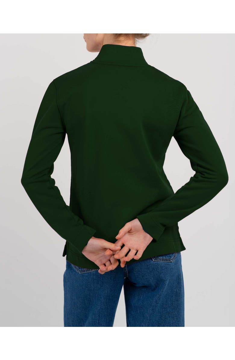Kettlewell Robyn 1/4 Zip Sweatshirt, Alternate, color, Ivy Green