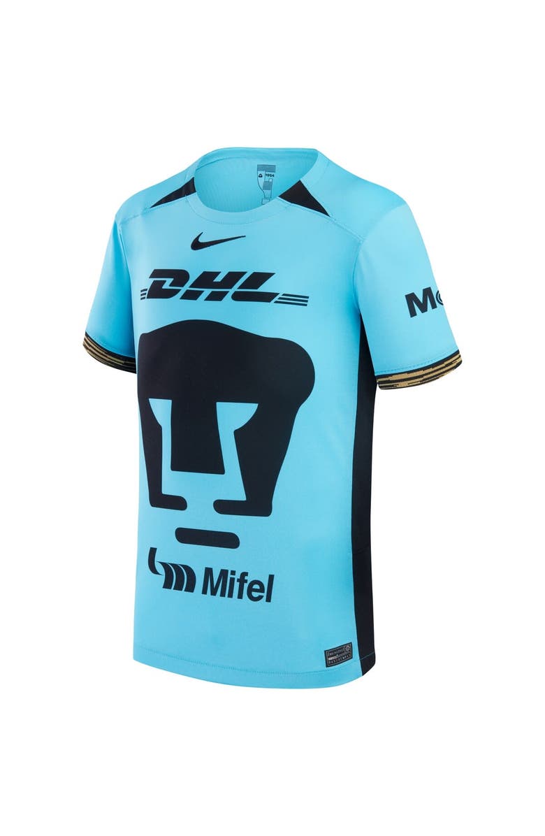 Nike Youth Nike Blue Pumas 2023/24 Third Stadium Replica Jersey, Alternate, color, Blue