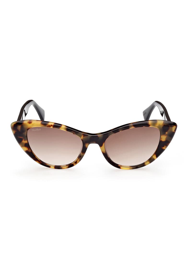 51mm Cat Eye Sunglasses, Main, color, SHINY TOKYO TORTIOSE BLACK