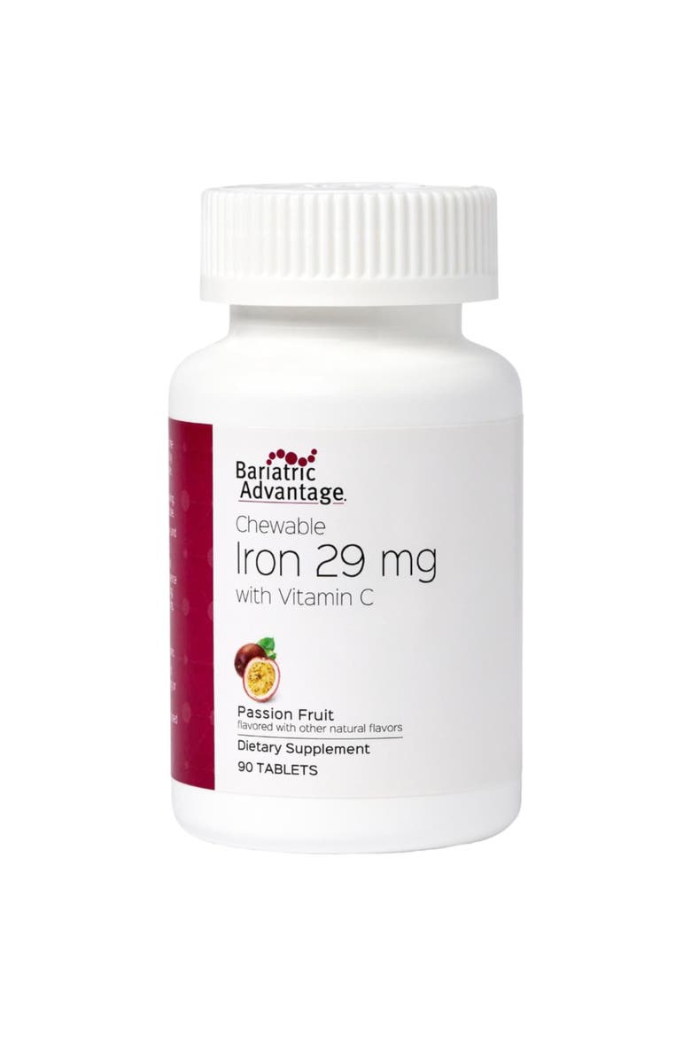 Chewable Iron 29 mg Supplement with Vitamin C Support 90 Count, Main, color, None