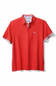 Tommy Bahama Flamingo Mingle IslandZone® Piqué Performance Polo