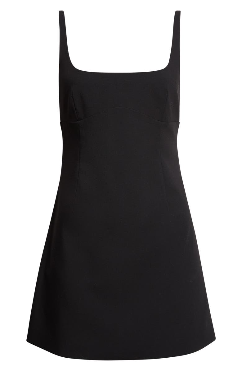 Sandy Liang Simon Minidress, Alternate, color, Black