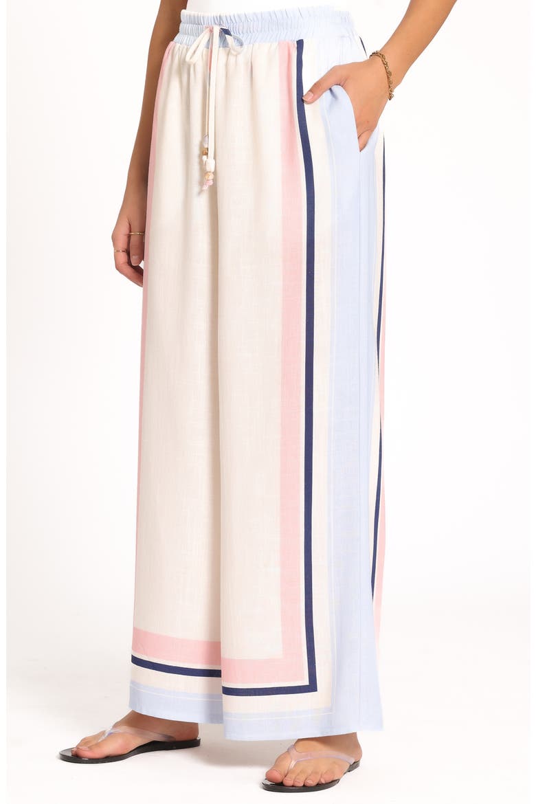 Zalia Wide Leg Pants, Alternate, color, PINK/ BLUE STRIPE