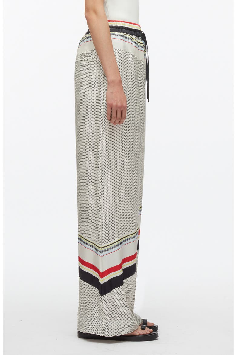 Liberty Silk Pajama Pants, Alternate, color, IVORY MULTI