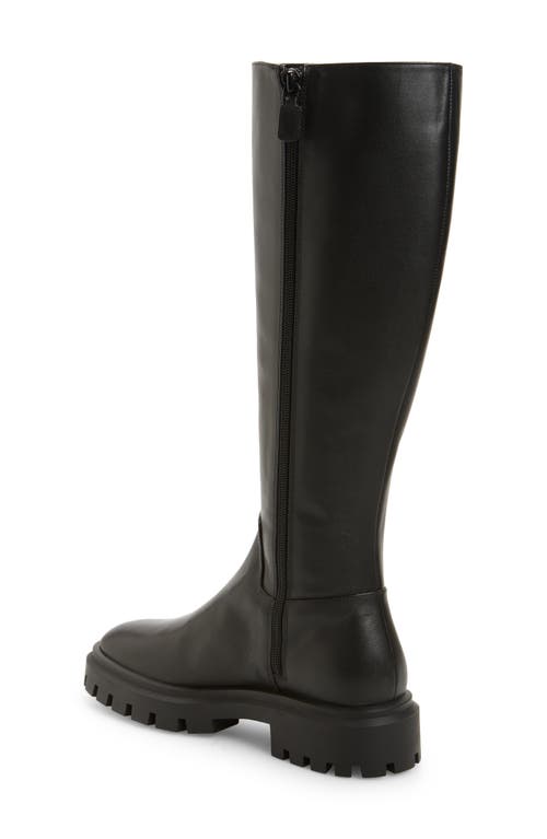 Stuart Weitzman Ultra Lug Knee High Boot In Black