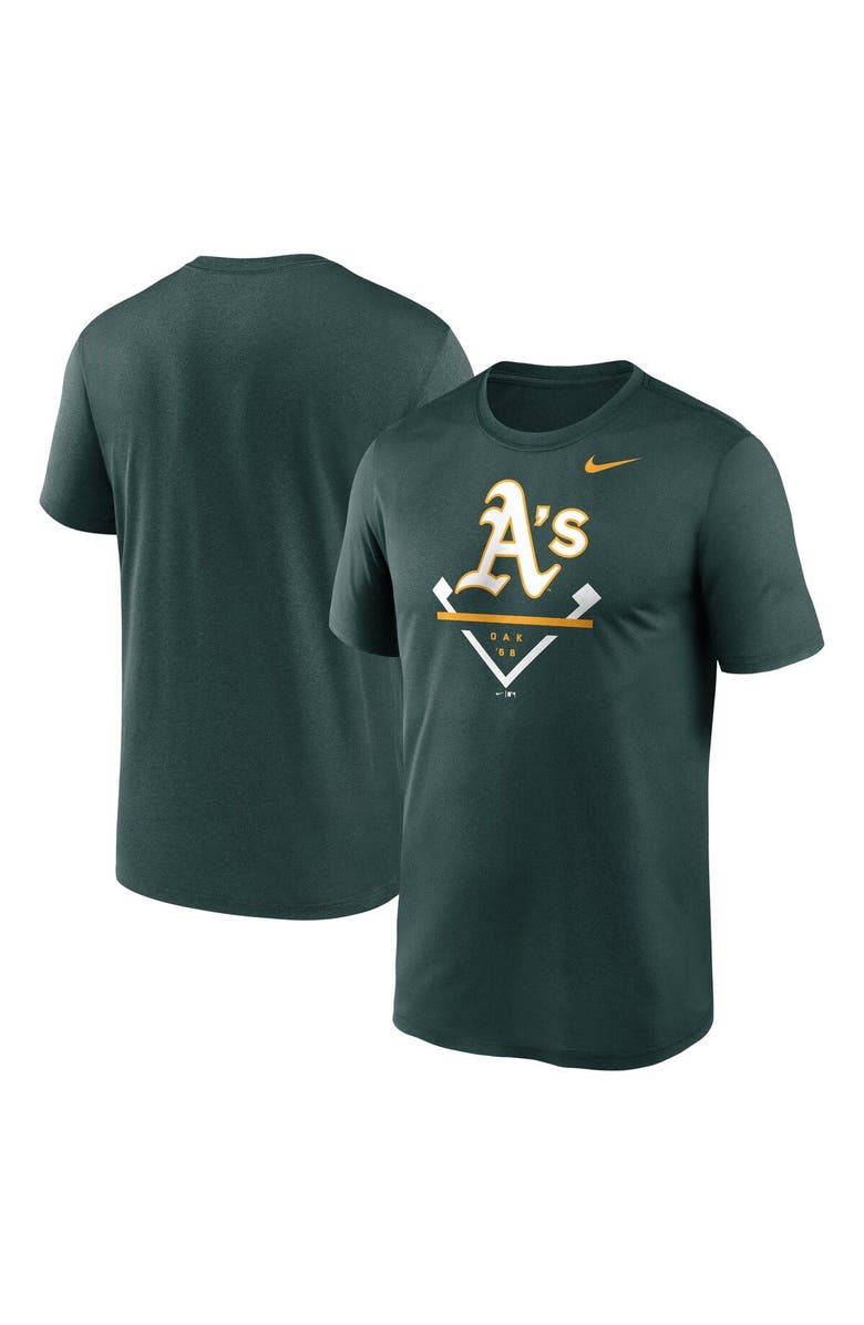 Nike Men's Nike Green Oakland Athletics Icon Legend Performance T-Shirt, Main, color, Green