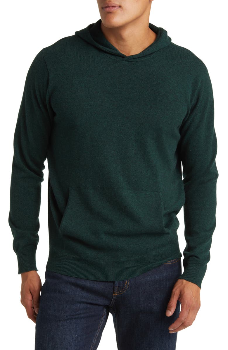 Peter Millar Conway Wool & Cashmere Pullover Hoodie, Main, color, 