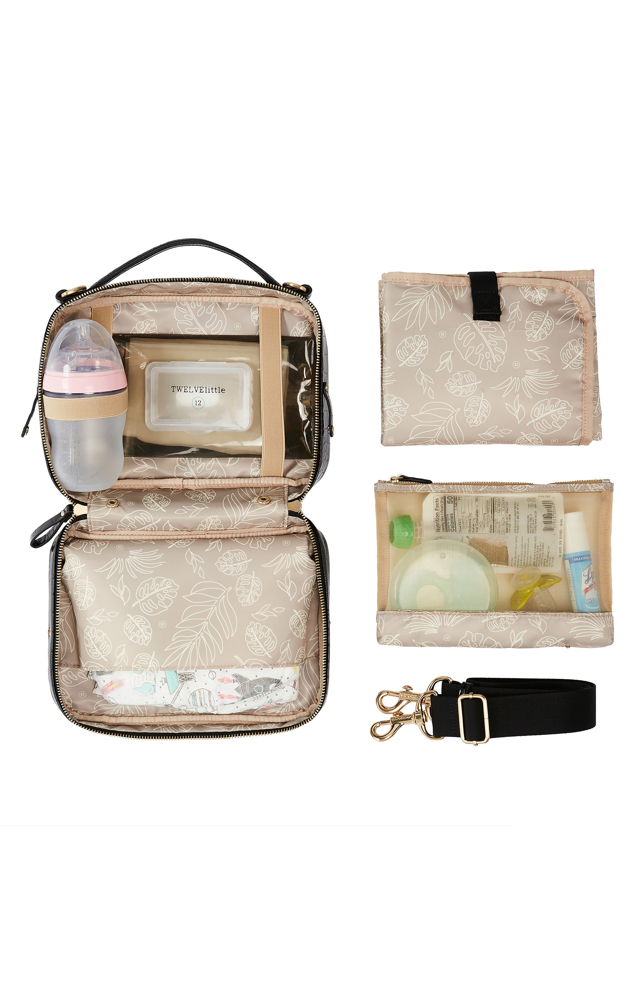 TWELVElittle Luxe Water Resistant Diaper Clutch, Alternate, color, 