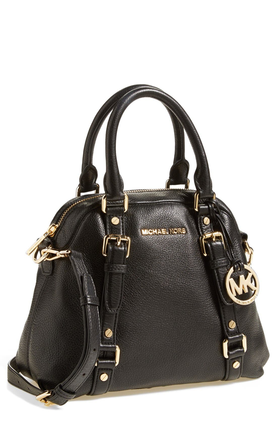 MICHAEL Michael Kors 'Medium Bedford' Bowling Satchel, Main, color, 