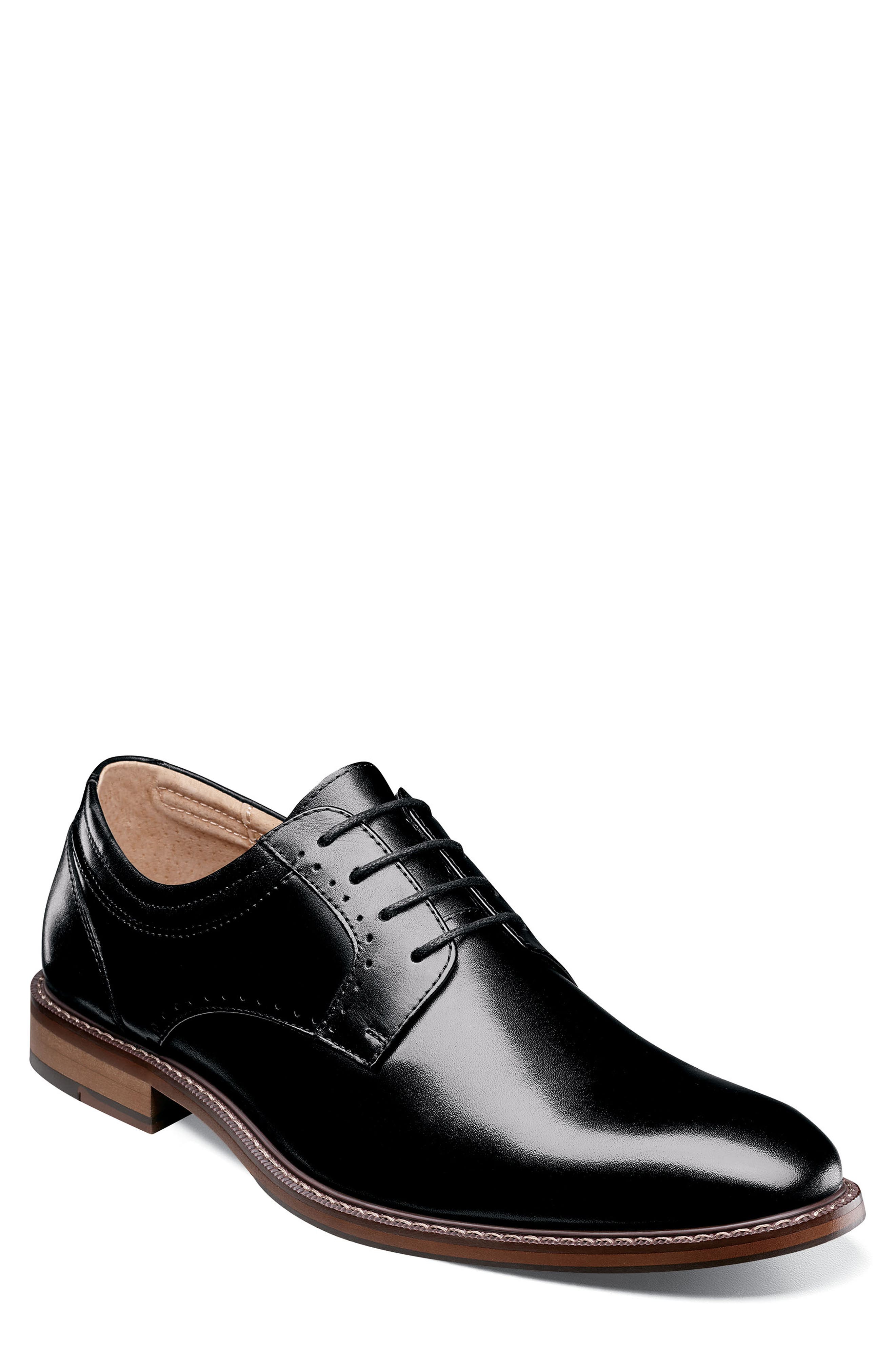 Stacy Adams Faulkner Plain Toe Derby, Main, color, 