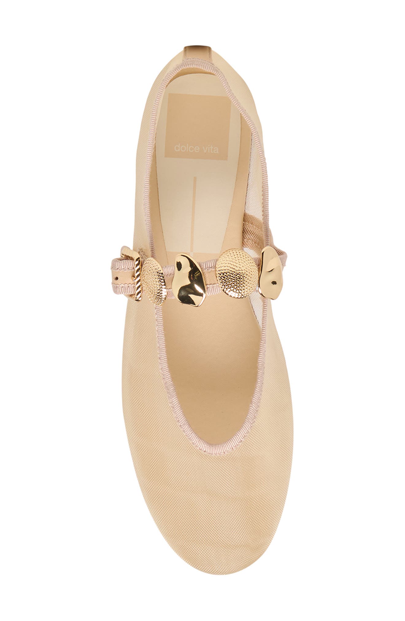 Dolce Vita Relan Mesh Mary Jane Flat, Alternate, color, French Vanilla Mesh