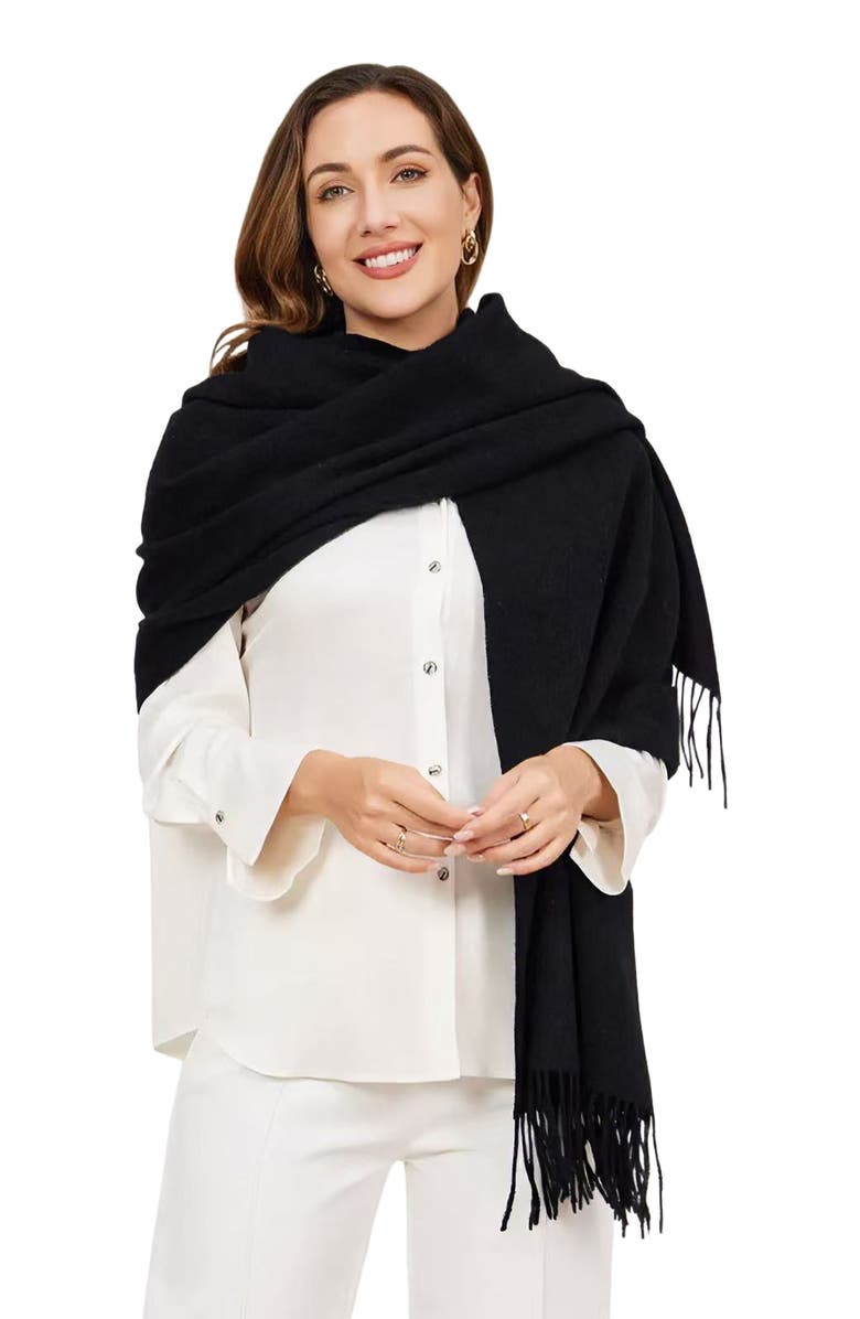 SILKSILKY Pure Wool Scarf Shawl, Alternate, color, 