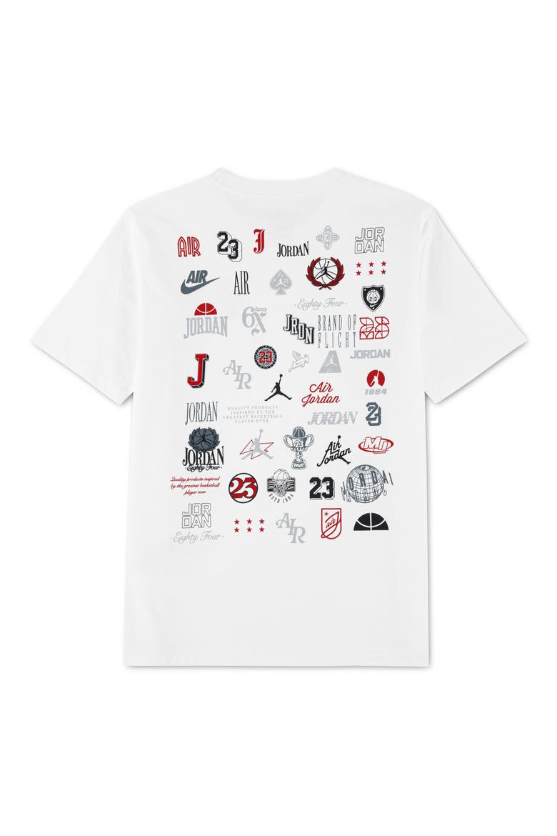 Kids' MJ Overtime Graphic T-Shirt, Alternate, color, WHITE