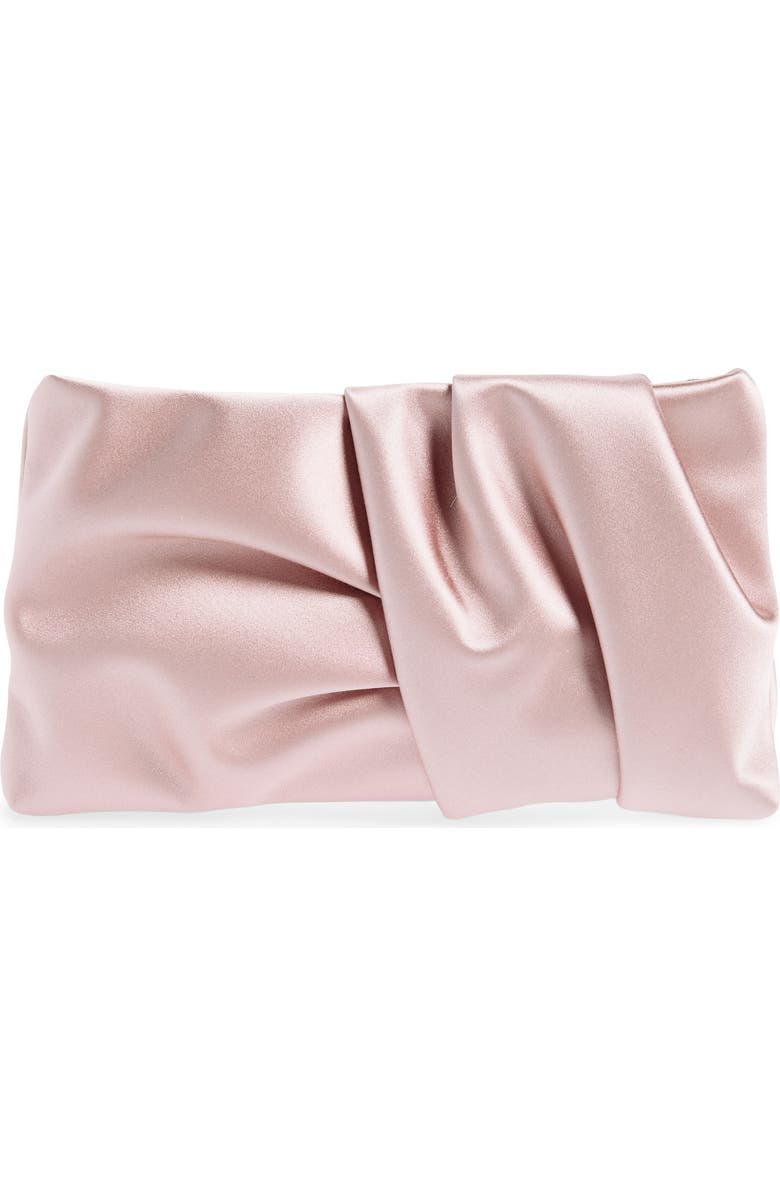 Jimmy Choo Bonny Satin Clutch, Main, color,