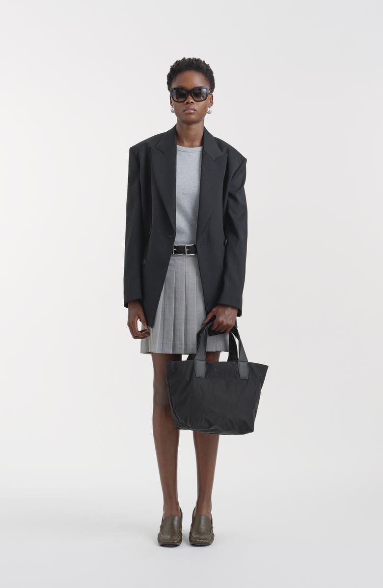 VeeCollective Small Porter Essence Tote, Alternate, color, Black Paper