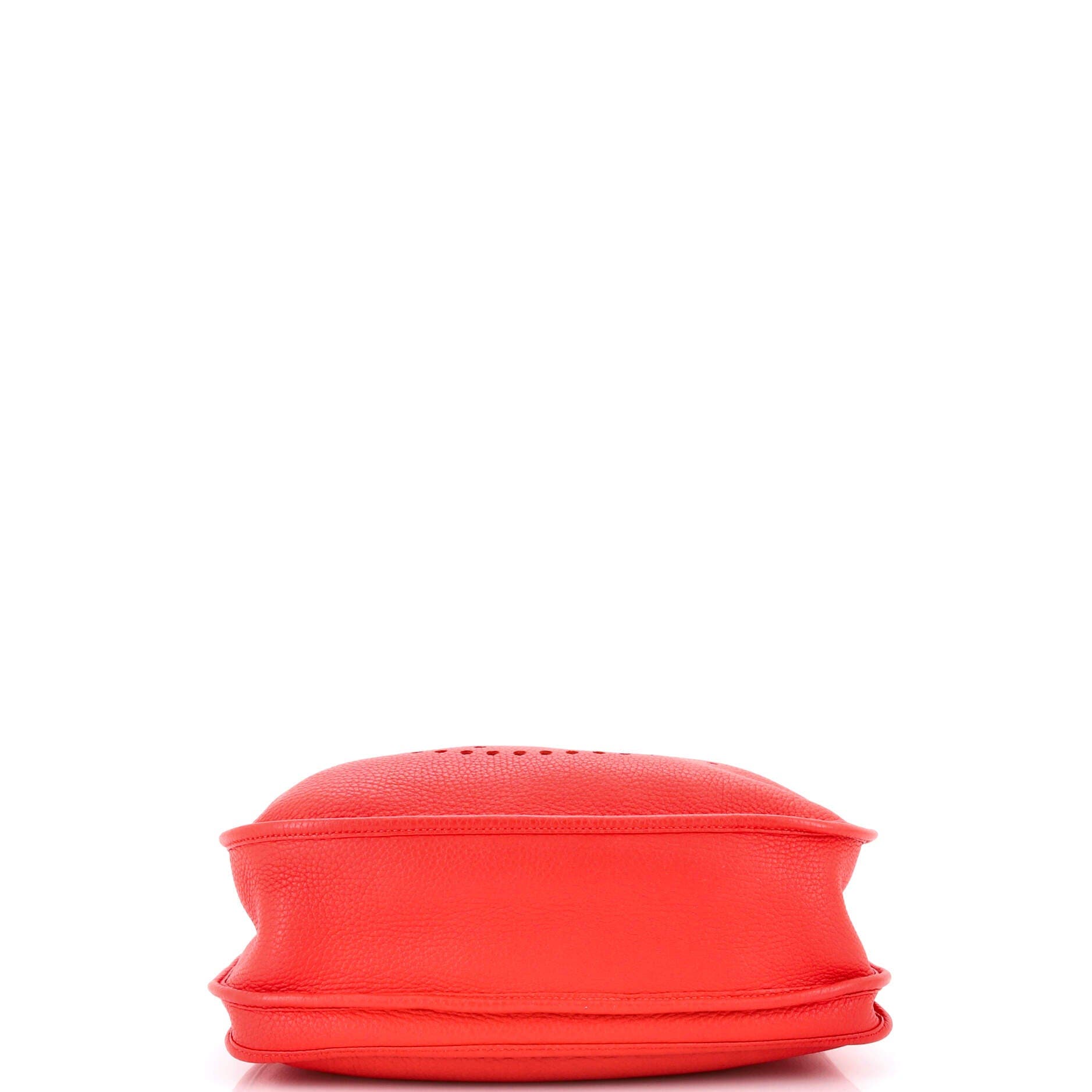 Pre-Owned Hermes Evelyne Bag Gen III Clemence PM, Alternate, color, Rouge Pivoine