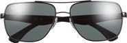 Ray-Ban 60mm Aviator Sunglasses