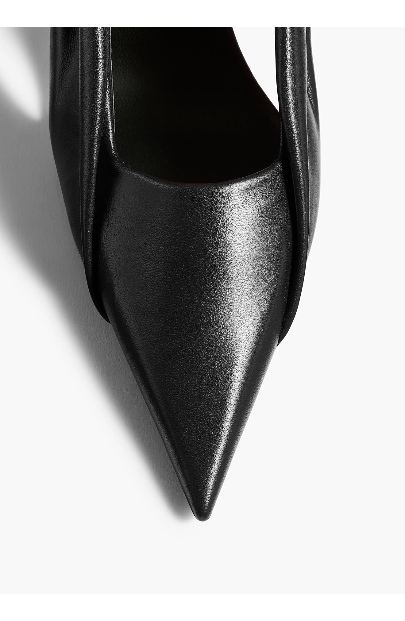 Eve Twist Pointed Toe Pump, Alternate, color, BLACK