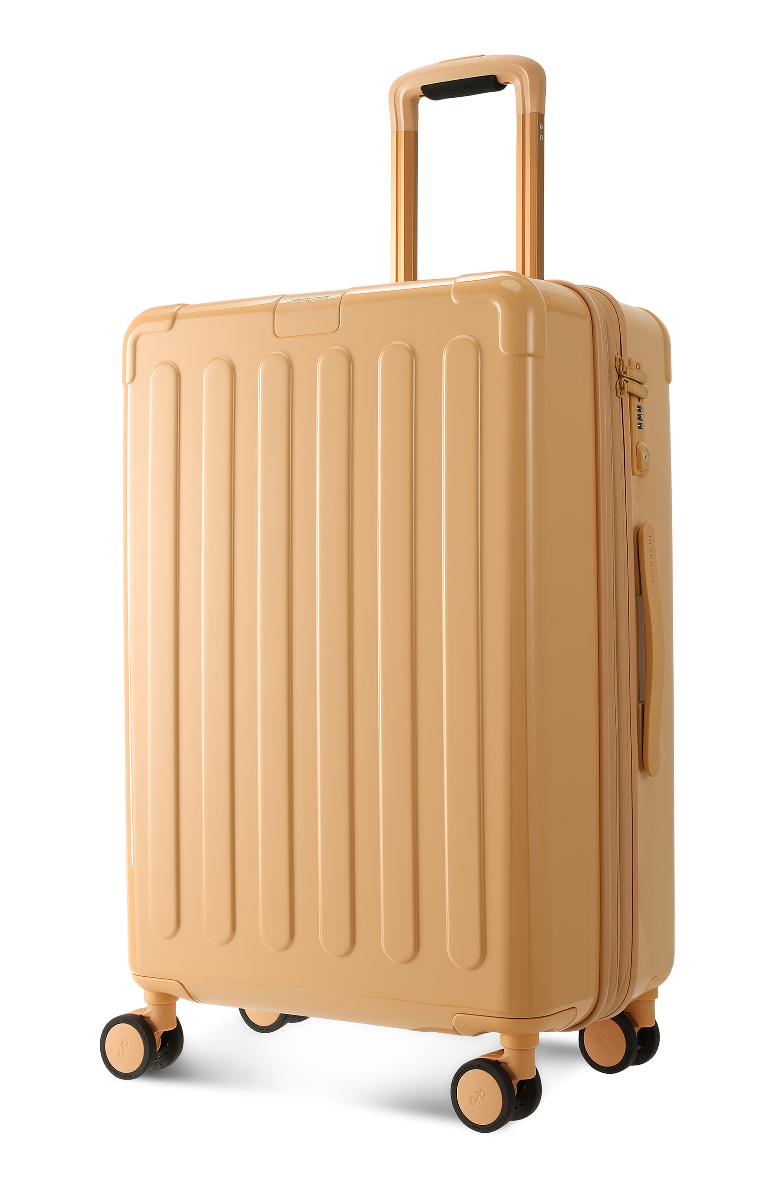 Hedgren Nostos Glossy Medium Spinner Suitcase, Alternate, color, Nectar