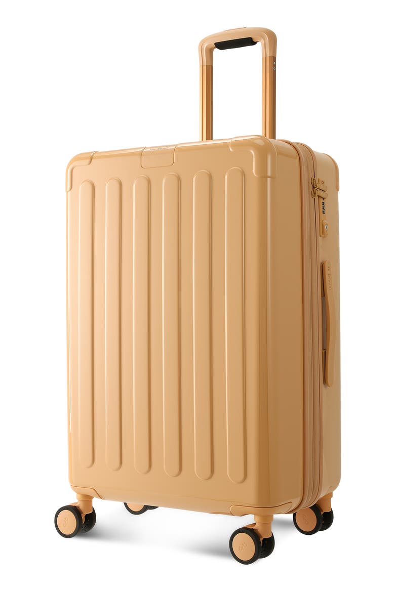 Nostos Glossy Medium Spinner Suitcase, Alternate, color, NECTAR