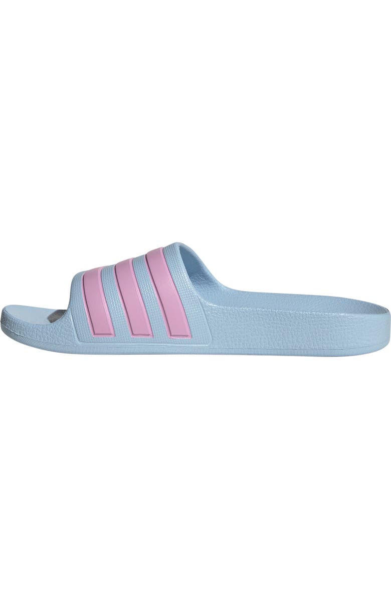adidas Adilette Aqua Slide Sandal, Alternate, color, Globlu/Bli