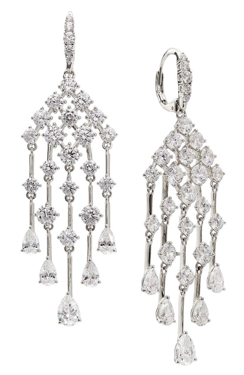 Nadri Leah Chandelier Earrings, Main, color, 