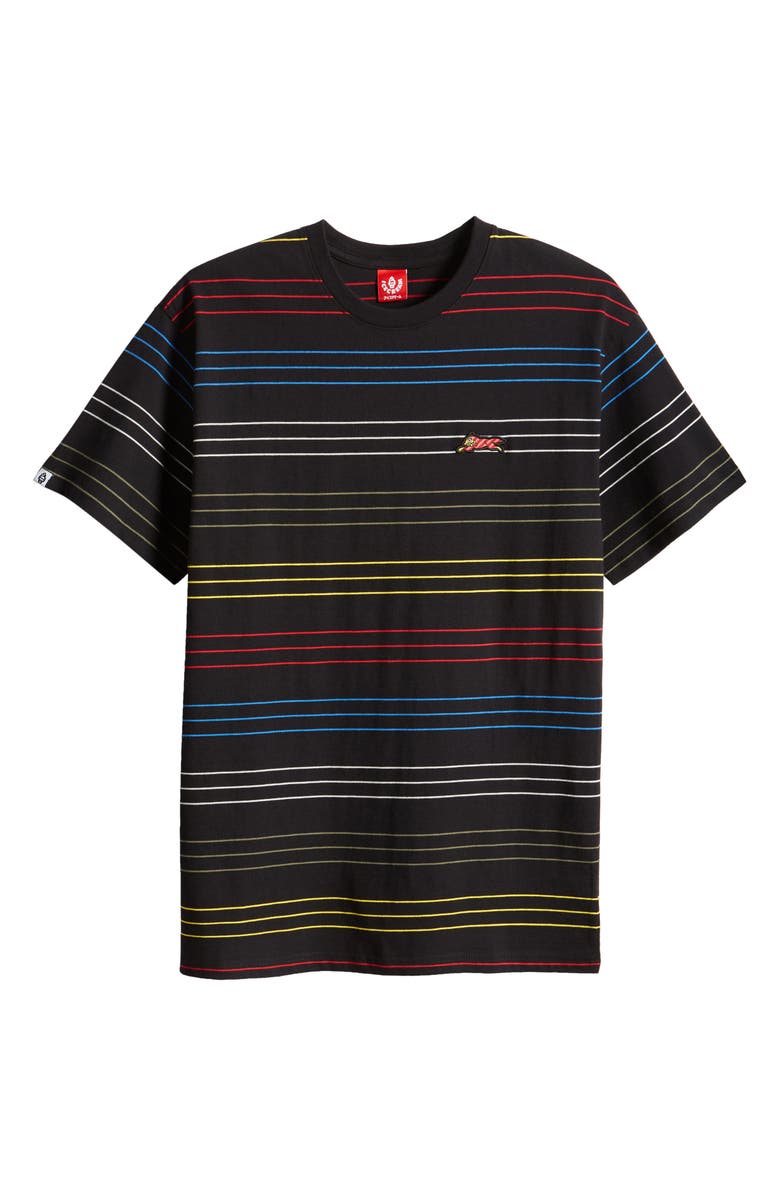 ICECREAM New Jersey Stripe Cotton T-Shirt, Alternate, color, 