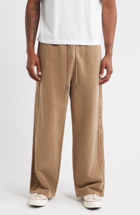 Metal Cotton Terry Sweatpants