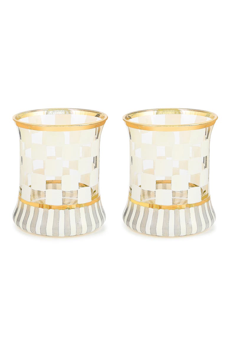 Set of 2 Carnival White Tumblers, Main, color, WHITE