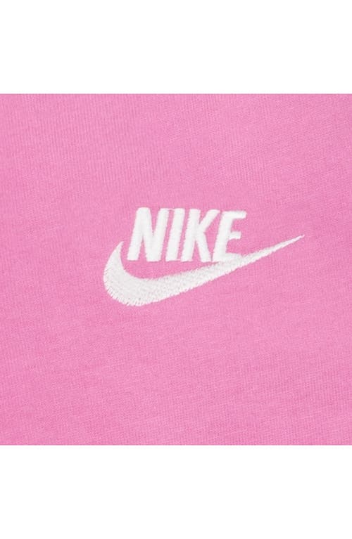 Nike Kids' Logo Embroidered T-shirt In Pink