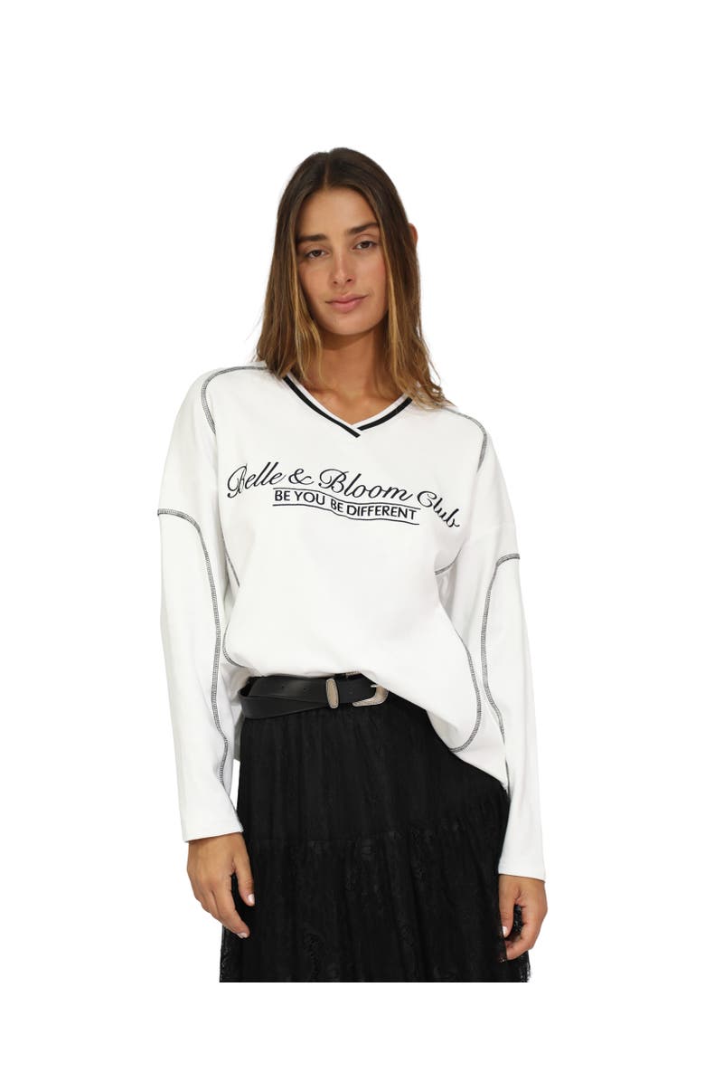 Belle & Bloom Cool Shot Oversized T-Shirt, Main, color, White