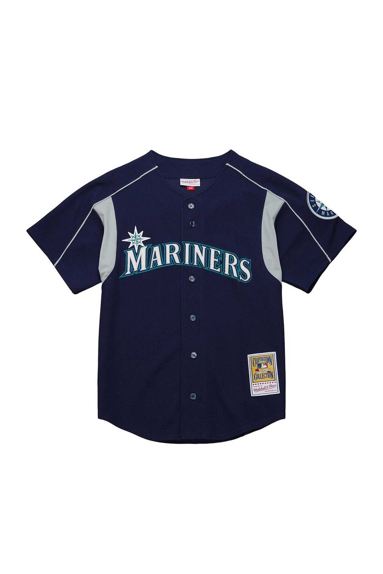 Men's Mitchell & Ness Ichiro Suzuki Navy Seattle Mariners Cooperstown Collection Batting Practice Jersey, Alternate, color, Navy
