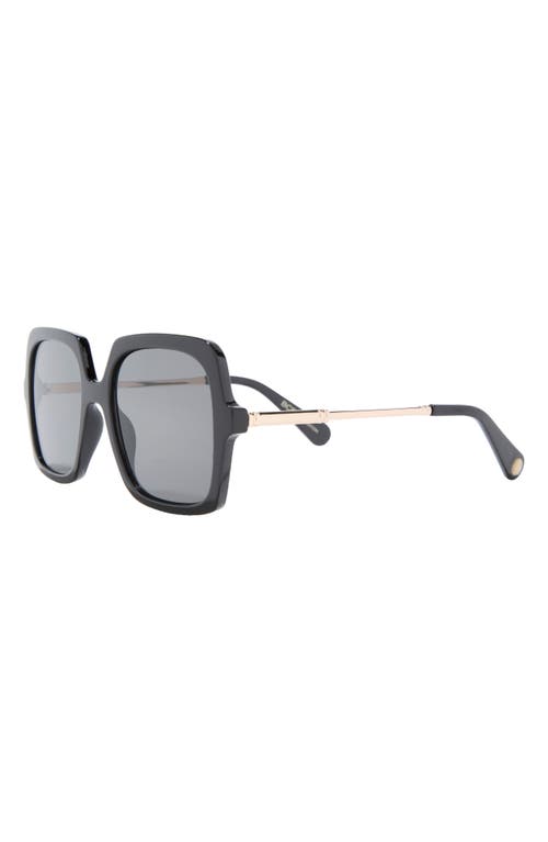 Bcbg 65mm Oversize Square Sunglasses In Black