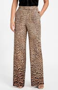 Marciano Amy Leopard Print Wide Leg Pants