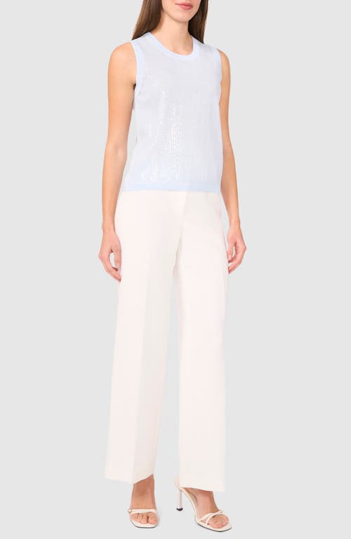 Halogenr Halogen(r) Sequin Detail Sleeveless Sweater In Ice Water