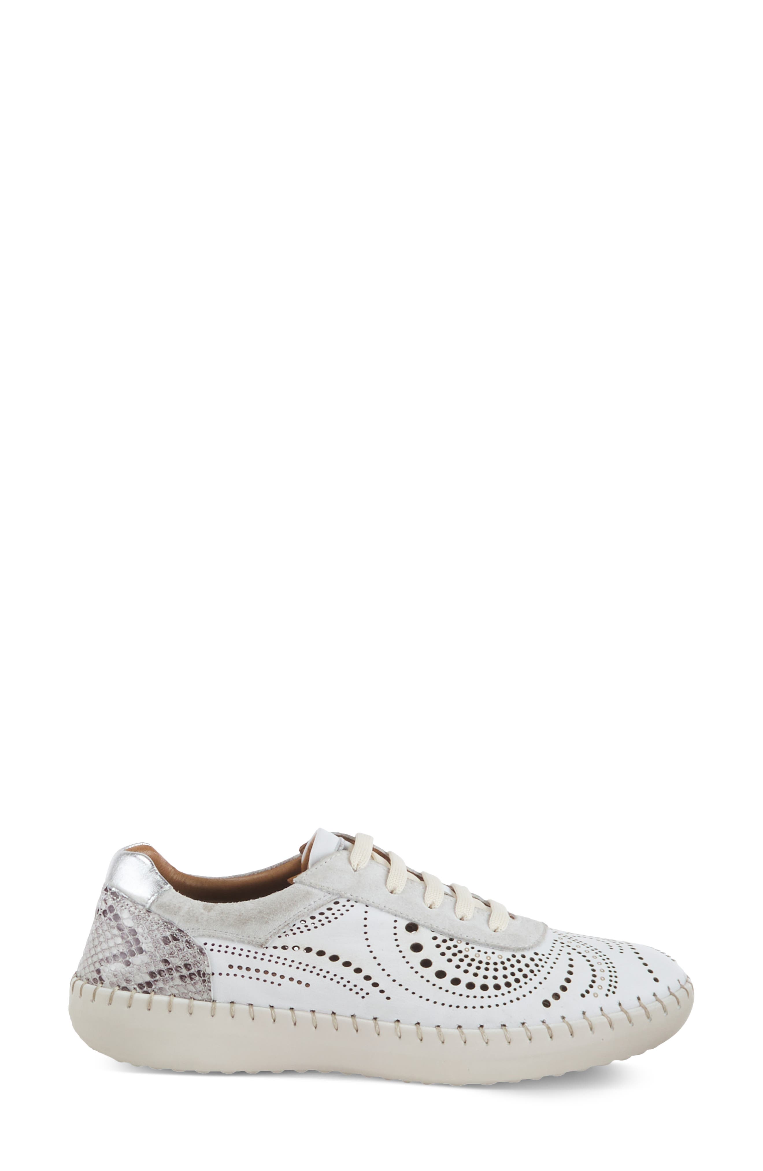 Jumilla Mixed Media Slip-On Sneaker, Alternate, color, WHITE