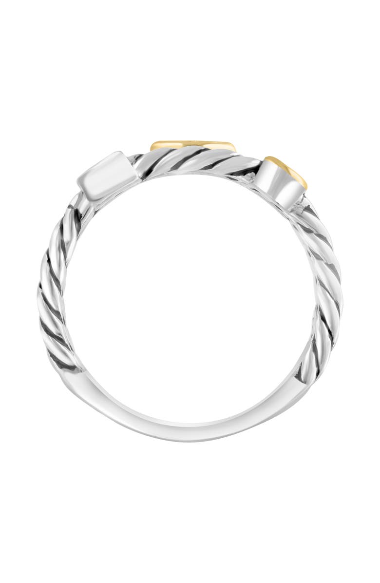 EFFY Diamond Two-Tone Ring, Alternate, color, White