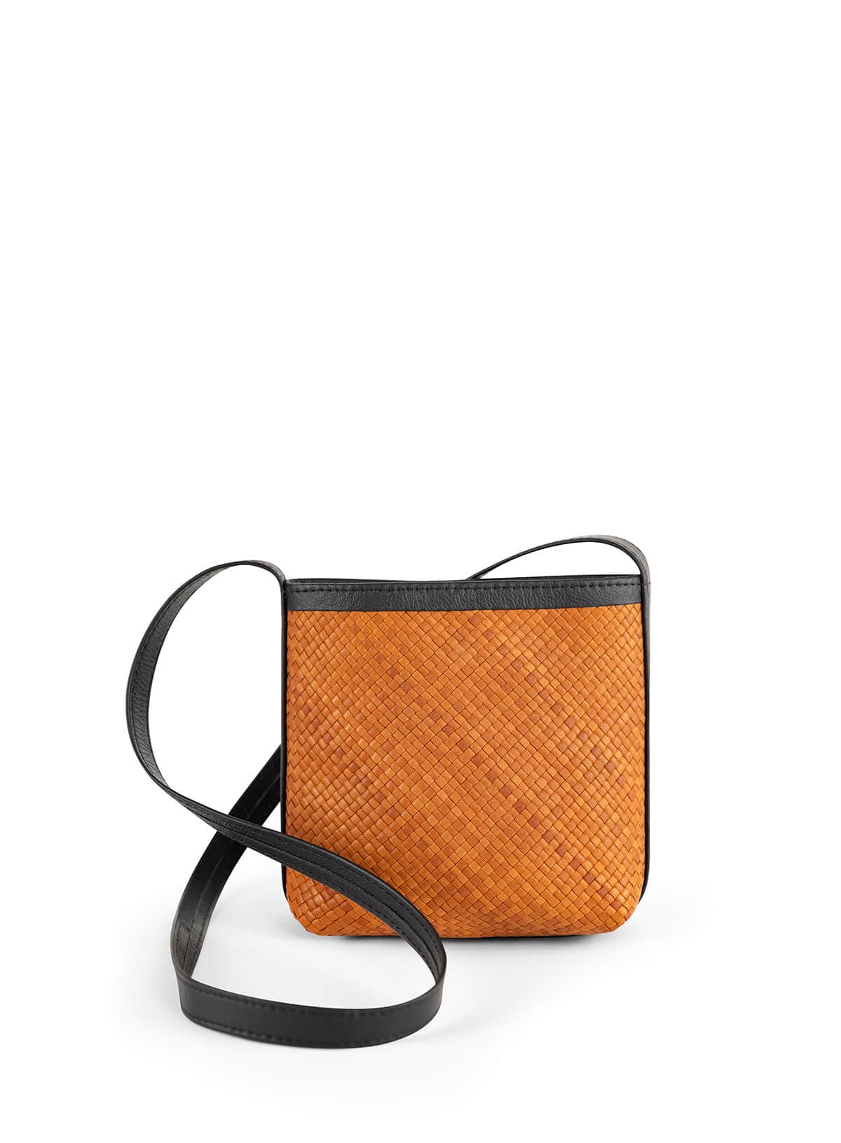 Deux Mains Panye Crossbody Bag, Main, color, Cognac