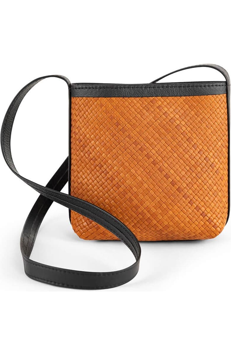 Deux Mains Panye Crossbody Bag, Main, color, Cognac