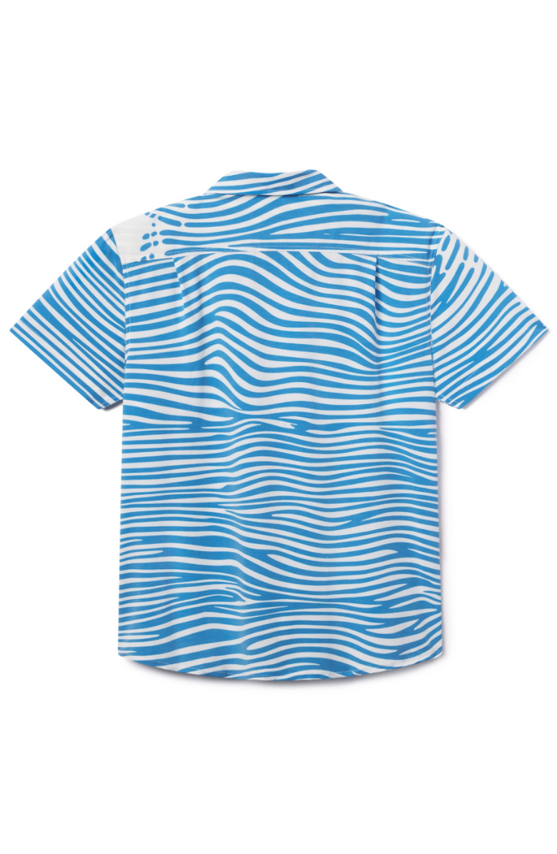 Baja Llama 100 Foot Wave - Vagabond Button Up, Alternate, color, Blue