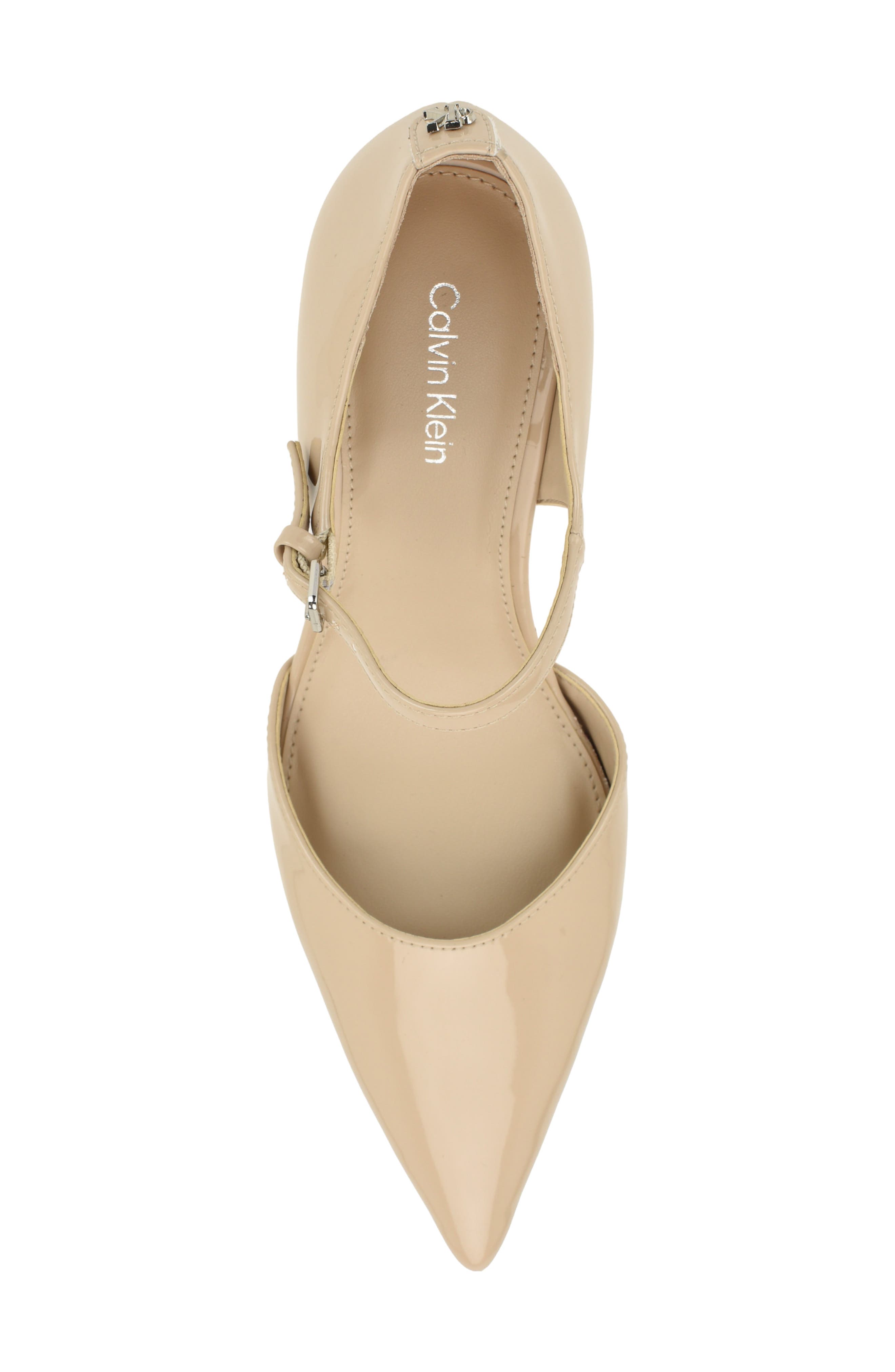Brynia Faux Leather Mary Jane Pump, Alternate, color, TAUPE PATENT