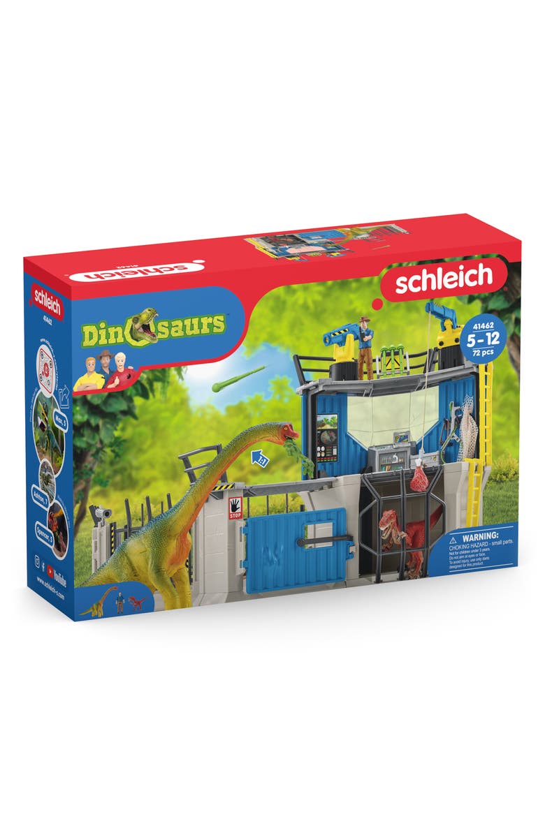 Schleich Large Dino Research Station 33-Piece Playset, Alternate, color, 