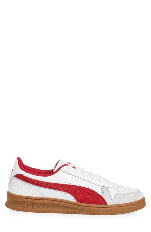 Puma Indoor Og Sneaker In  White-dark Crimson-gum