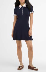 Barbour Hollington Knit Polo Minidress