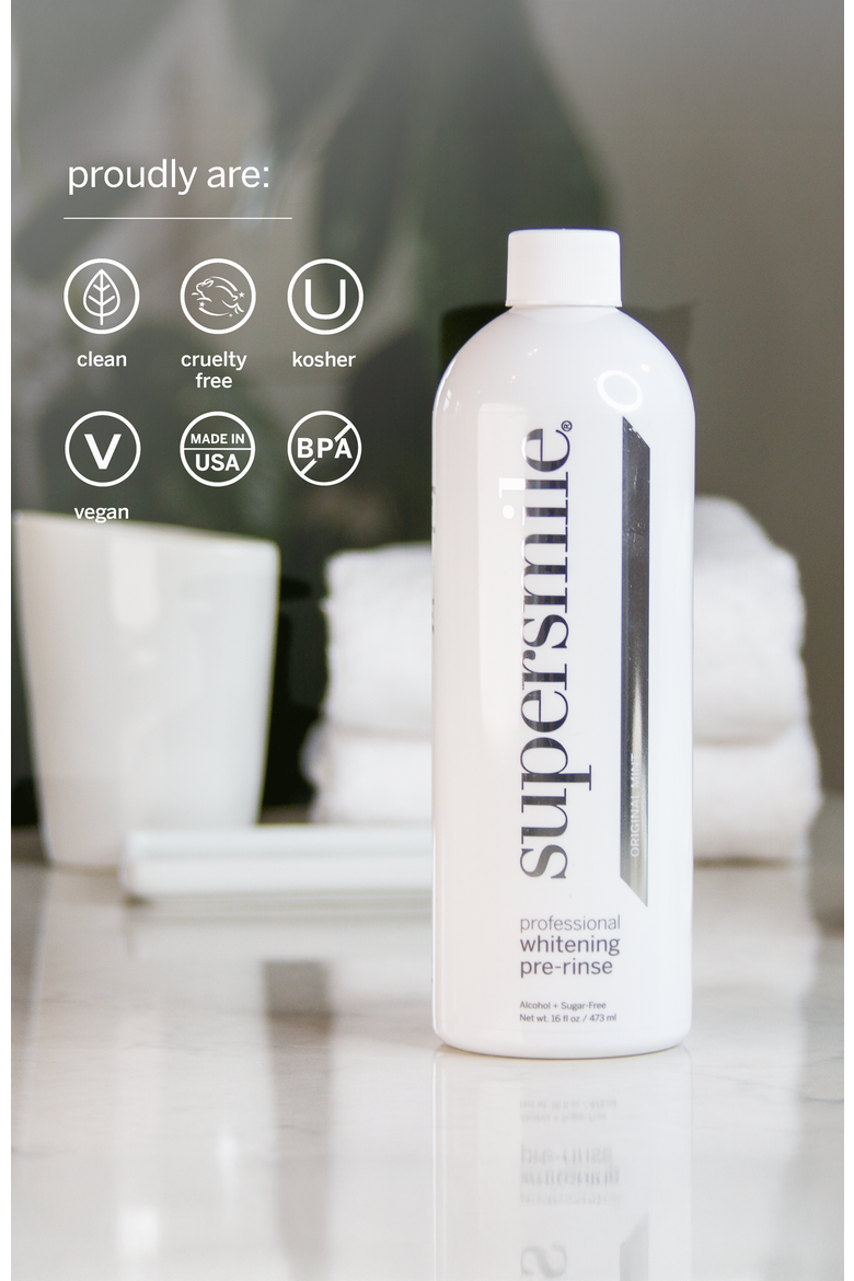 Professional Whitening Pre-Rinse 16.0 oz - Mint, Alternate, color, White