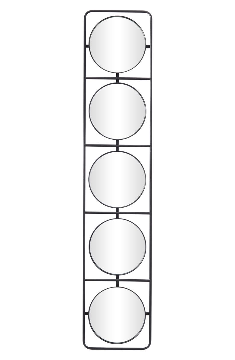 Novogratz Metal Wall Mirror, Main, color,