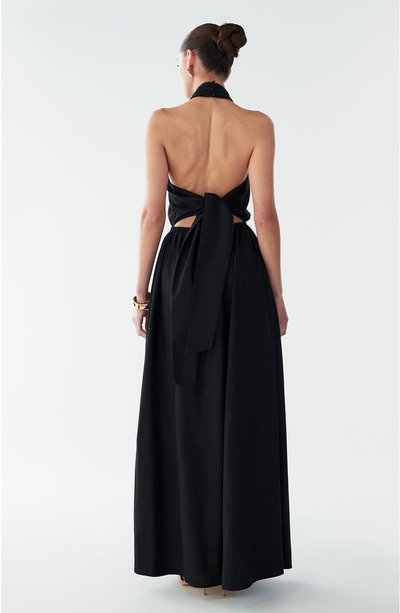 BWLDR Fay Linen Maxi, Alternate, color, Black