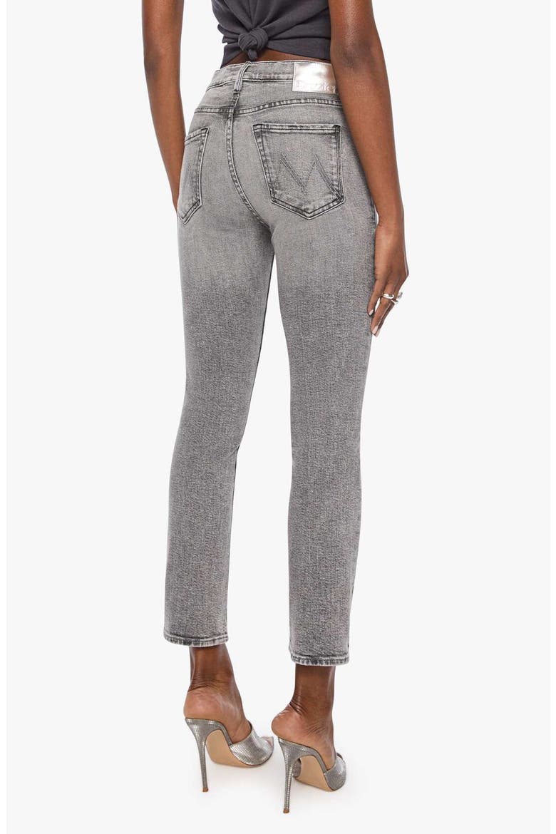 The Dazzler Mid Rise Ankle Slim Straight Leg Jeans, Alternate, color, MASCARA MELTDOWN