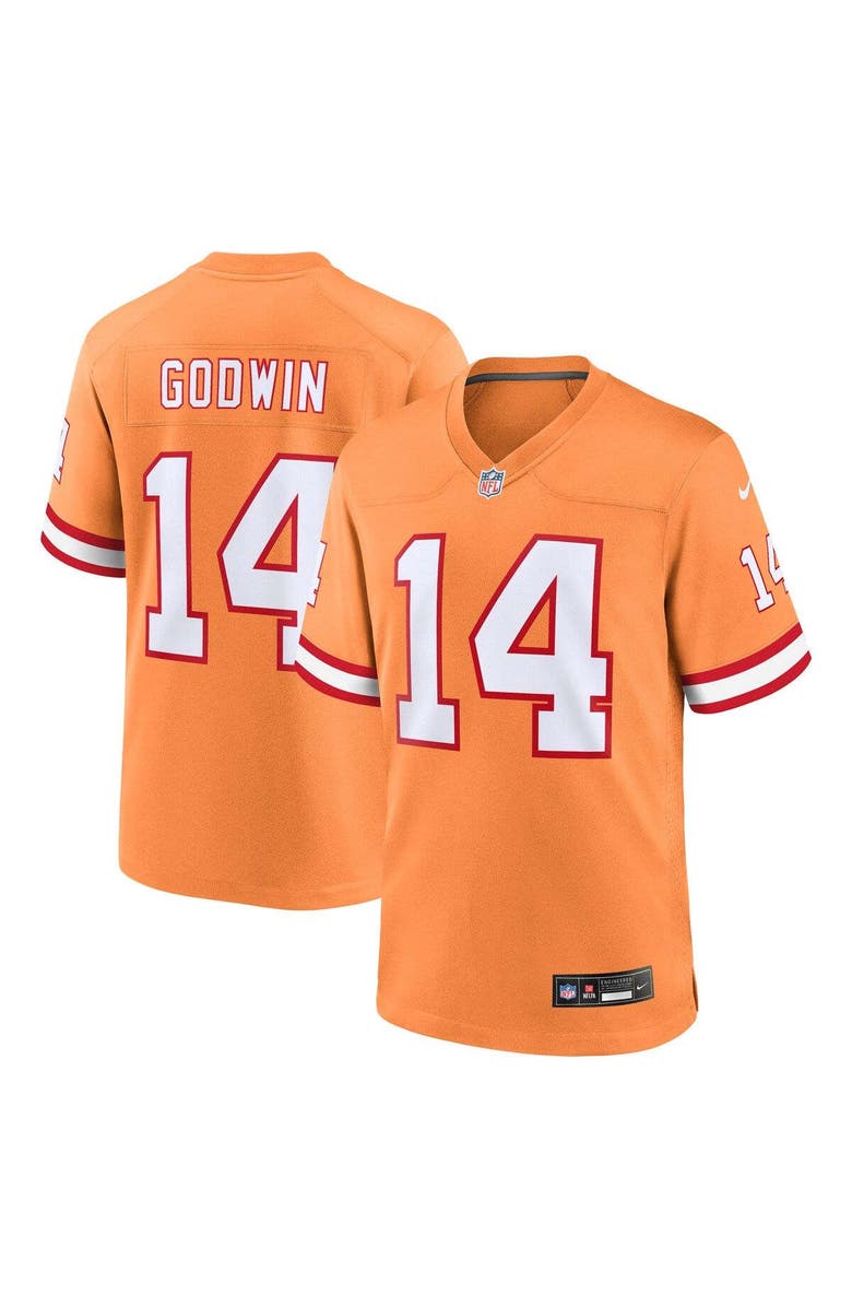 Nike Men's Nike Chris Godwin Orange Tampa Bay Buccaneers Throwback Game Jersey, Main, color, Orange