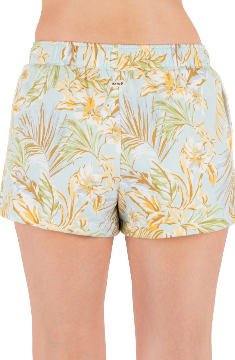 Hurley Fall Palms Shorts, Alternate, color, Starlight Blue
